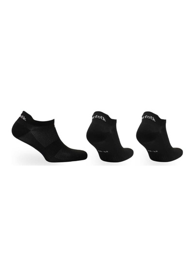 Norfolk Basic 3'lü Unisex Siyah Çorap