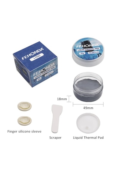 Fehonda Ltp81 100gr 18w/mk Likit Putty/termal Pad