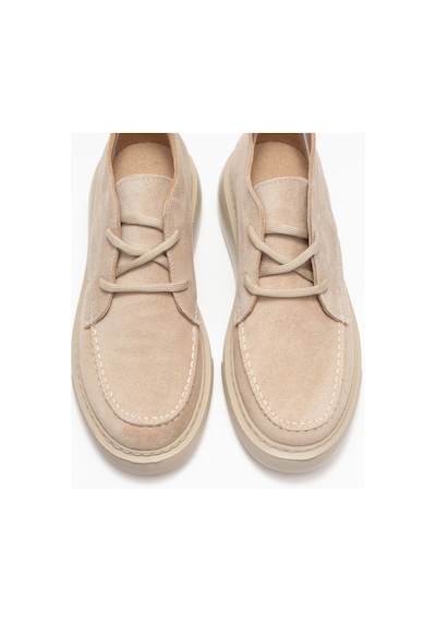 Luvishoes Luvi Shoes Lılya Bej Süet Hakiki Deri Kadın Chukka Bot Bej Süet Luvishoes Luvi Shoes Lılya Bej Süet Hakiki Deri Kadın Chukka Bot Bej Süet