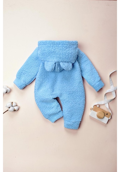 Mai Perla Peluş Welsoft Bebek Tulum Mai115 Mavi