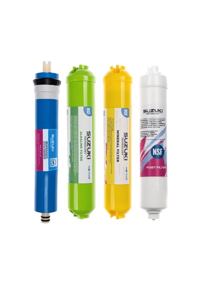 Açık Kasa Su Arıtma Cihazı Tam Set (7 Filtre)Alkali Ve Mineral Fi