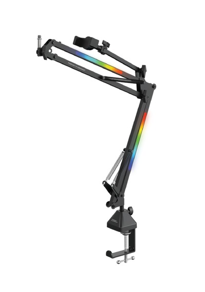 Vx320 Yayıncı Mikrofonu Ve Vx100 Stant Seti Dokunmatik Rgb Led Titreşim Önleme Çok Yönlü Kardioid
