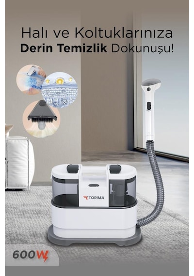 Torima CX-002B Koltuk Ve Halı Yıkama Makinesi Cam Temizleme Leke Çıkartma Makinesi