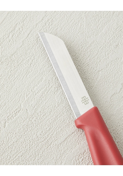 English Home Silent Slash Paslanmaz Çelik 6'lı Bıçak 9 Cm Kırmızı Kırmızı