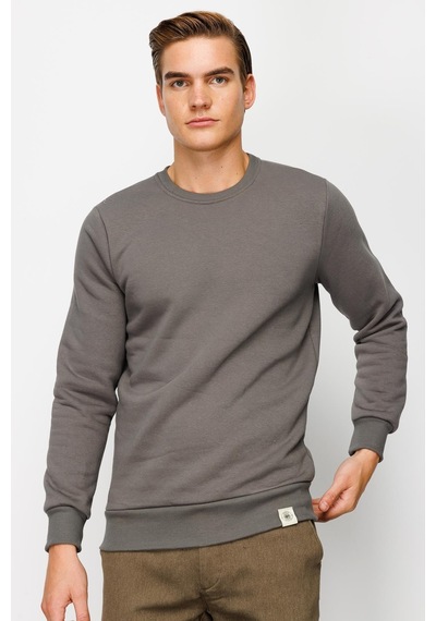 Igs İgs Erkek Koyu Gri Standart Bisiklet Yaka Sweatshirt Koyu Gri Igs İgs Erkek Koyu Gri Standart Bisiklet Yaka Sweatshirt Koyu Gri