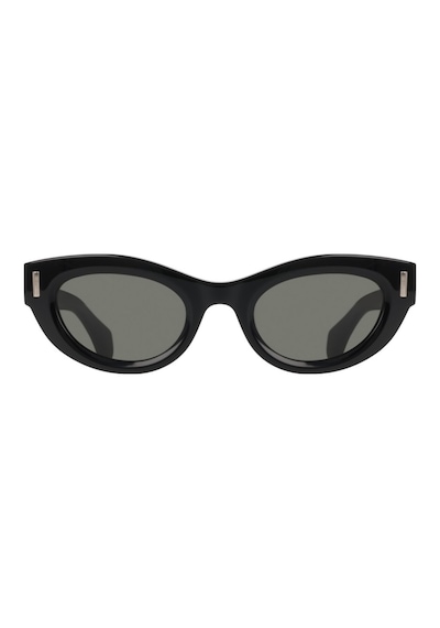 Salvatore Ferragamo Sf 2062se 001 49 Kadın Cat Eye Siyah Kemik Güneş Gözlüğü Siyah
