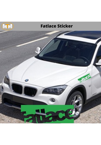 Fatlace Oto Sticker 15 Cm
