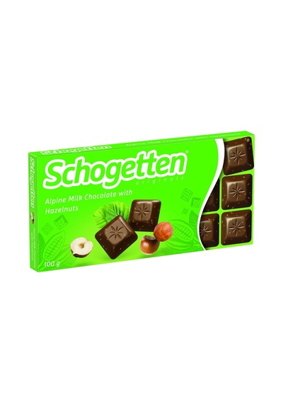 Schogetten Fındıklı Çikolata 100 G - Lezzetli Atıştırmalık Tarı