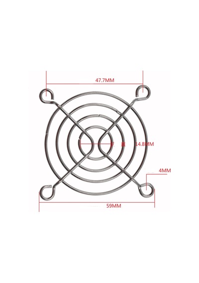 Maroces 6Cm Fan Teli - 60X60Mm 1 Adet