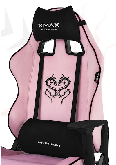 Xmax Rio Balerion Kumaş Oyuncu Koltuğu Pembe