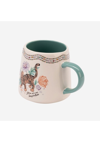 Ekru Stoneware Kupa 340 Ml