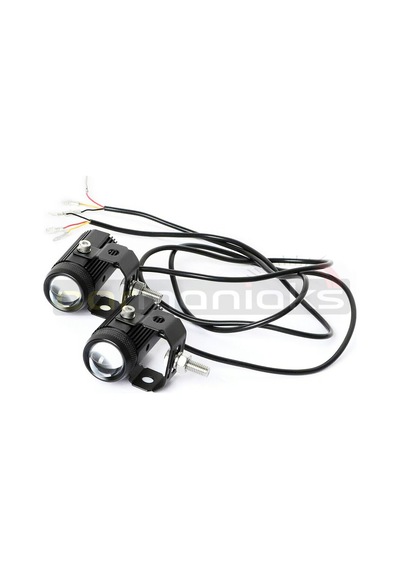Aotrom Shooter Sis Lambası Motosiklet Led Spot Işık Beyaz-sarı