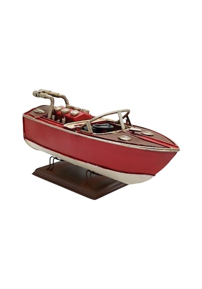 Dekoratif Metal Hız Botu Sürat Teknesi 25cm