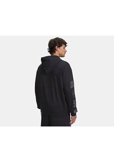 Under Armour Ua Rival Lw Graphic Fz Erkek Günlük Ceket 6014687-001 Siyah Siyah