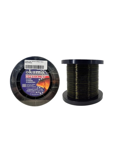 Okuma Carp 1200 Mt 0.405mm Camou Sazan Misinası