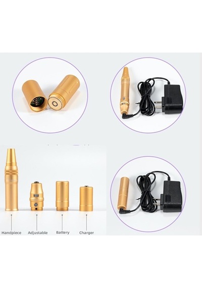 Prime Bataryalı Kalem Tipi Kalıcı Makyaj Cihazı Gold Renk
