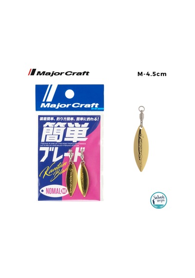 Major Craft Kantan Blade Kaşık Nomal 4.5cm Medium 01 Gold
