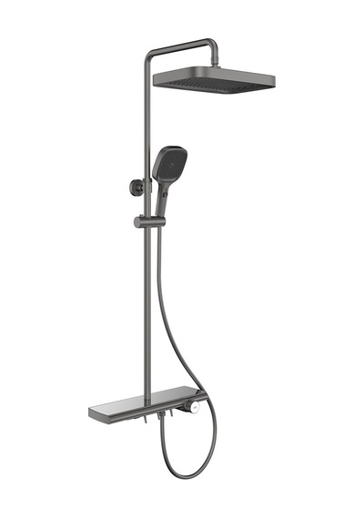 Fg-p4057t Mat Füme Termostatik Duş Takımı