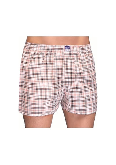 6 Lı Paket Berrak Erkek Desenli Poplin Boxer Karışık Renk 1052 Çok Renkli
