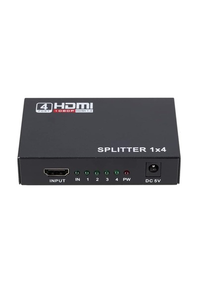Pm-12081 4 Port Hdmı Splitter Dağıtıcı 1.4v 1080p 4kx2k Hdmı Görüntü Ve Ses Kaynağını Aynı Anda 4 Fa