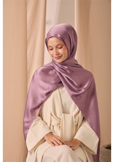 Silk Home Janjan Şal Tek Taraflı Leylak Kendinden Çizgi Dokulu Parlak Yüzeyli 75x190 Çok Renkli
