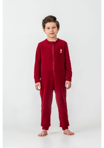U.S. Polo Assn. U.s. Polo Assn Erkek Çocuk Bordo Tulum Us2237-c-v1 Bordo
