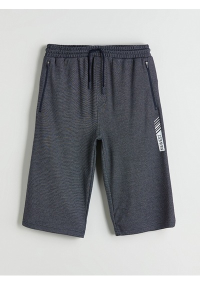 Lc Waikiki Lcwaıkıkı Classic Lacivert Standart Kalıp Erkek Bermuda Şort New Navy