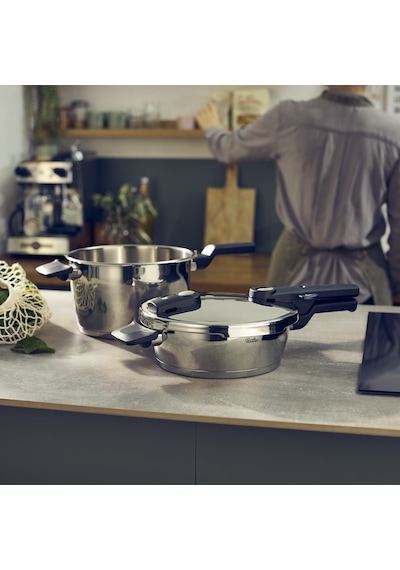 Fissler Vitaquick Elemental Düdüklü Tencere 4,5+2,5 Litre Çok Renkli