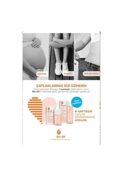 Bio Oil Çatlak Karşıtı ve Nemlendirici Cilt Bakım Yağı 125 ML