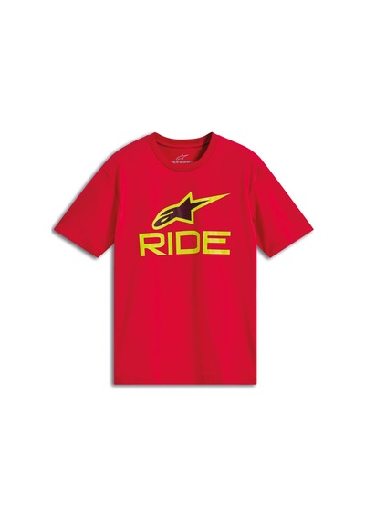 Alpinestars Rıde 4 Csf Tişört Kırmızı Sarı