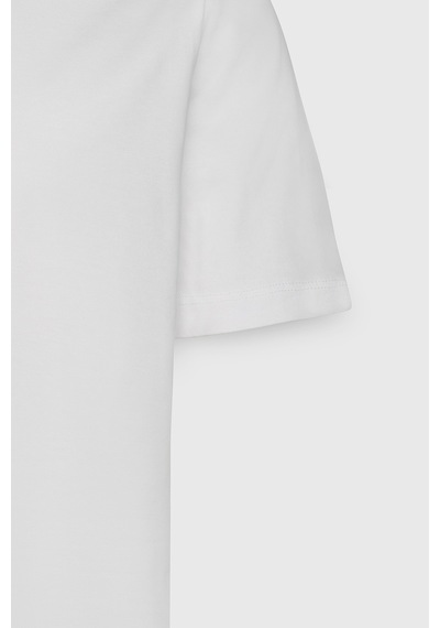 Ac&Co / Altınyıldız Classics Erkek Slim Fit Dar Kesim Polo Yaka Pamuklu Tişört - Beyaz