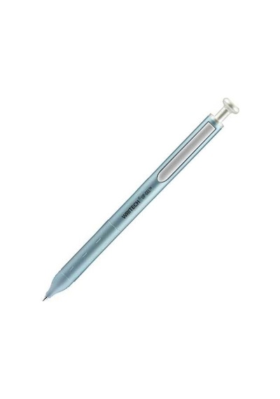 Wrıtech W-0156 Metal Up 0,7mm Mavi Jel Kalem - 30'lu Set Ahşap