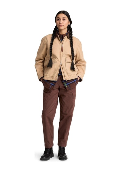 Bc0yh4zdf01-r Timberland Strafford Washed Canvas Jacket 2.0 Kadın Ceket Bej Bc0yh4zdf01-r