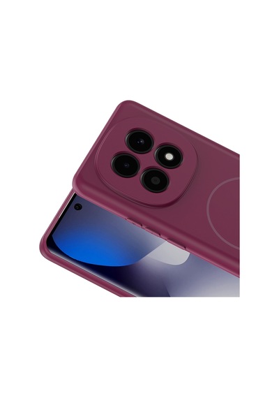 Xiaomi Redmi Note 15 5g Kılıf Magsafe Destekli Kamera Korumalı Yumuşak Silikon Kurtiletisim Rose Pembe