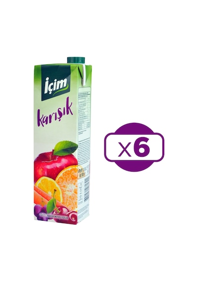 İçim Karışık Meyveli İçecek 6 x 1 L