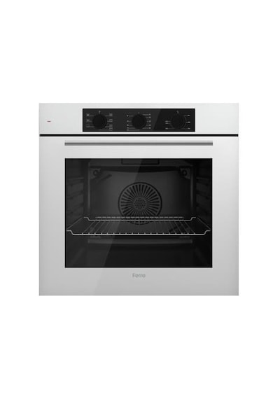 Ferre Flowart Serisi QBL62CB - SS206 2'li Beyaz Ankastre Set