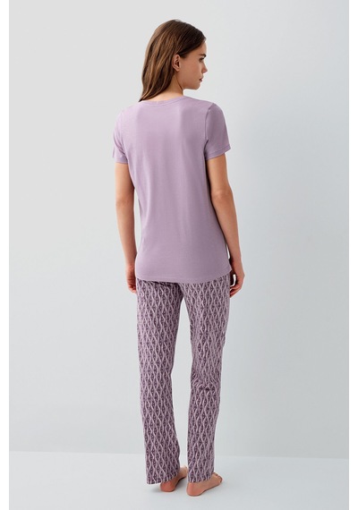 Pierre Cardin Kadın Mor Pijama Takım Mor