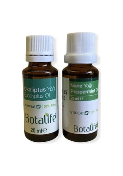 Ferahlık Serisi Nane & Okaliptüs Yağı 20 Ml %100 Saf Uçucu Yağ Seti