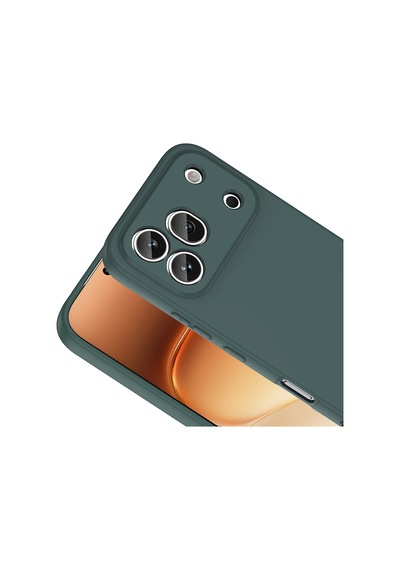 Maks Technology Honor 600 Pro 5g Kılıf Mkst Mara Lansman Kapak - Koyu Yeşil