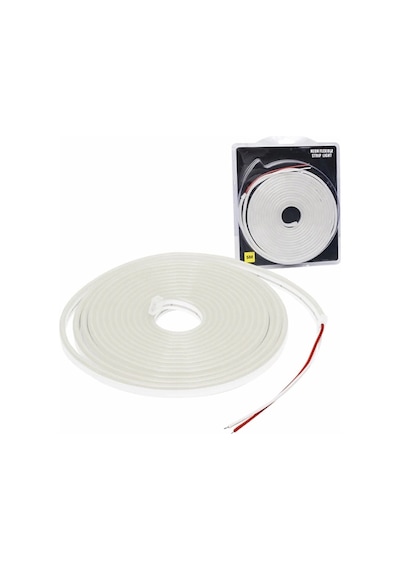 12 Volt 6x12 MM Beyaz Esnek Neon Led (5 Metre)