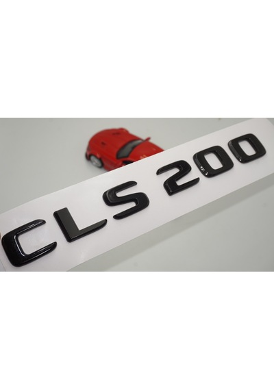 CLS 200 Bagaj Parlak Siyah ABS 3M 3D Yazı Logo