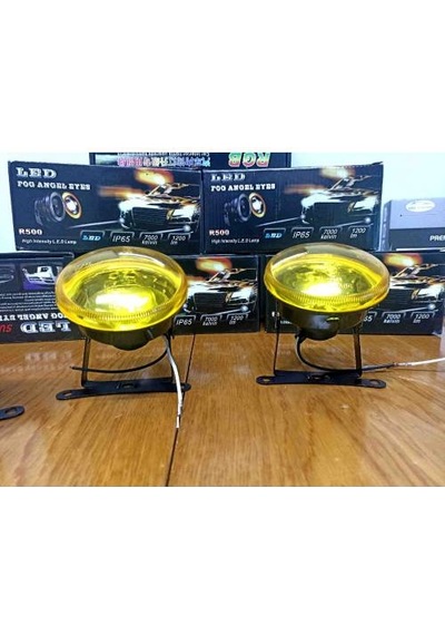 Universal 90mm Sis Farı Seti + 2 Adet Halojen Ampul
