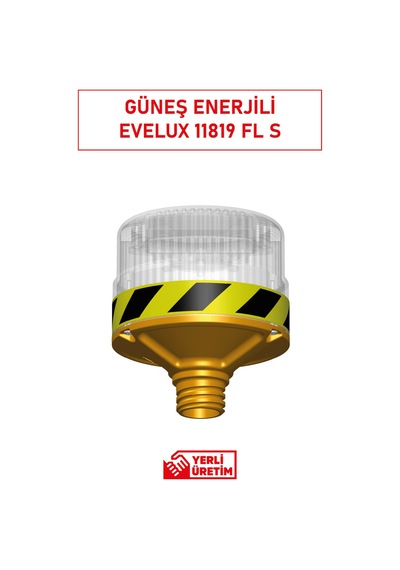 Solar Ledli Flaşör Lamba