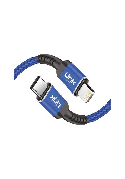 Linktech K424 Type-C/Lightning Data/Şarj Kablosu Pd 20W 3A 1Mt