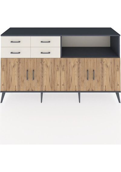 Kronos Konsol 4 Raflı 4 Çekmeceli 4 Kapaklı 176x59x99 Antrasit-ça Antrasit-çam/aytaşı Kronos Konsol 4 Raflı 4 Çekmeceli 4 Kapaklı 176x59x99 Antrasit-ça Antrasit-çam/aytaşı