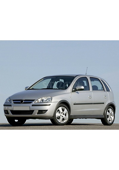 S-Dizayn  Opel Corsa C Krom Cam Çıtası 4 Prç 2000-2006