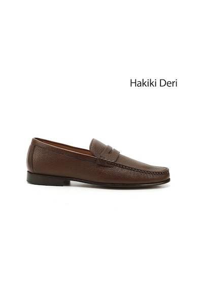 Gönderi(R) Gönderi R Kösele Taban Hakiki Deri Loafer Ayakkabı Taba