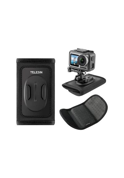 Ayex Backpack Strap Mount Telesin Gp-bpm-003 Aksiyon Kamera Çanta Askı Aparatı Gopro, Djı İle Uyumlu