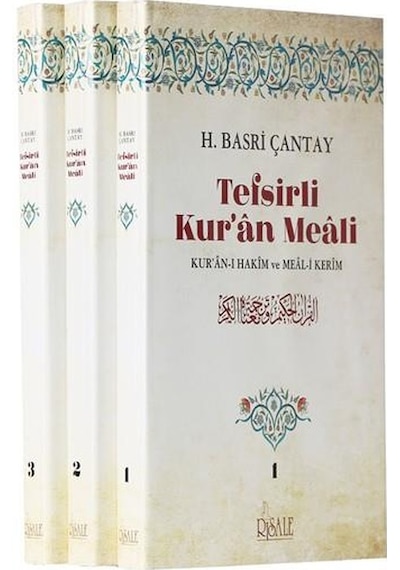 Tefsirli Kur'an Meali (3 Cilt Takım) - Hasan Basri Çantay - Risale Yayınları