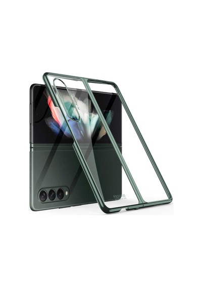 Galaxy Z Fold 3 Kılıf Zore Kıpta Metal Görünümlü Ince Kılıf